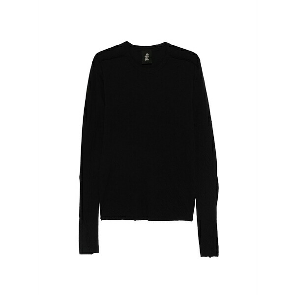 トム・Cr メンズ プルオーバー トップス Long-sleeve t-shirt Black