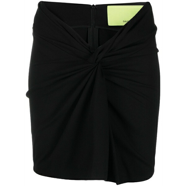 ゲージ81 レディース スカート ボトムス Barina knot-detailing miniskirt Black|asty