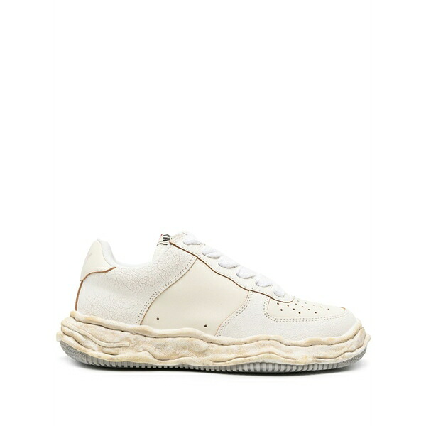 ミハラヤスヒロ メンズ スニーカー シューズ Wayne leather sneakers White|asty