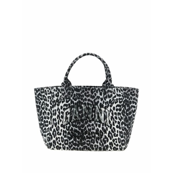 ガニー レディース トートバッグ バッグ Leopard sequin medium tote White|asty