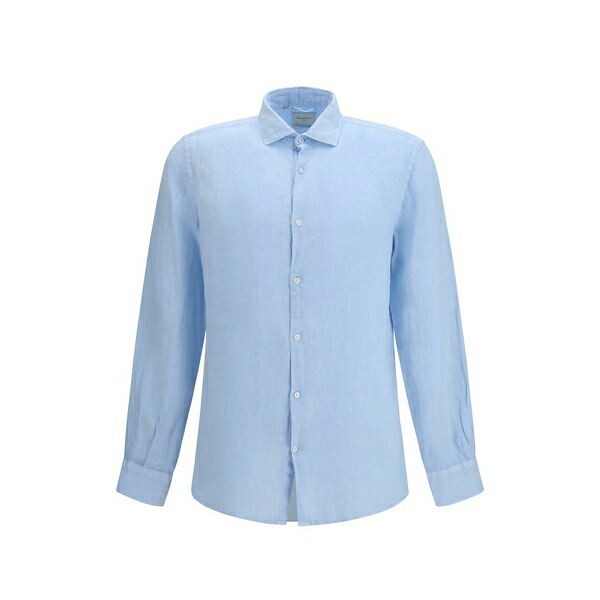 ブルックス活動の領域 メンズ プルオーバー トップス Slim-fit shirt Blue