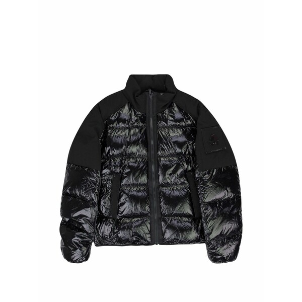 ムースナックルズ メンズ ジャケット&ブルゾン アウター Quilted padded jacket Black|asty