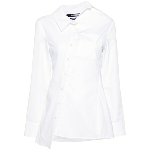 ジャクエムス レディース シャツ トップス La chemise pablo cotton shirt White｜asty