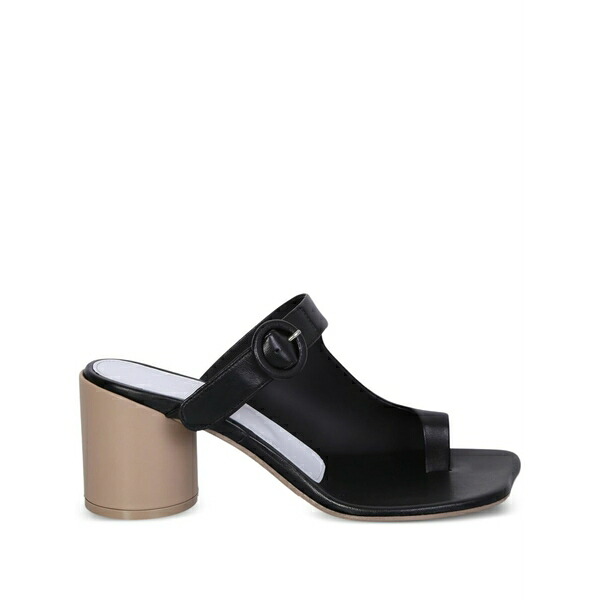 マルタンマルジェラ レディース サンダル シューズ 70mm buckle-fastening block-heel sandals Black|asty
