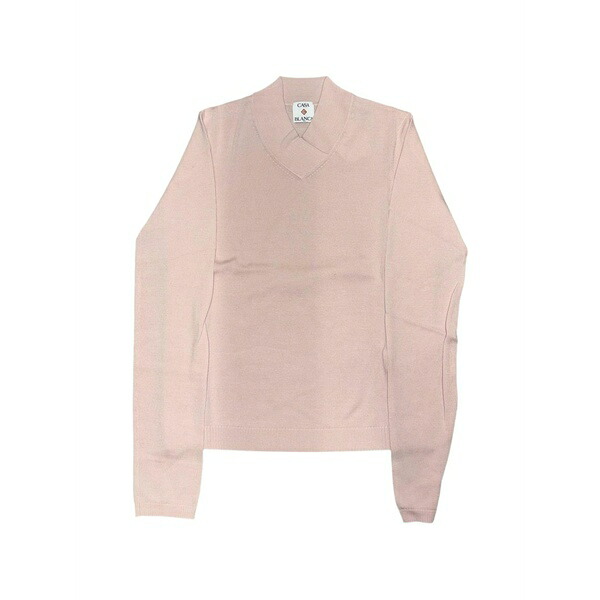 カサブランカ レディース 編み物\u0026スウェーター アウター V-neck long-sleeve sweater Pink