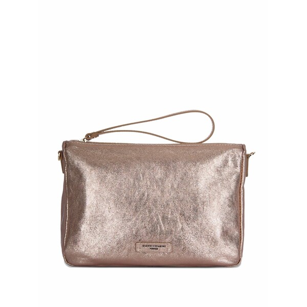 ジャンニ・キアリーニ レディース クラッチペダル御徒面子 御徒面子 Top-zip wrist-strap clutch bag Pink