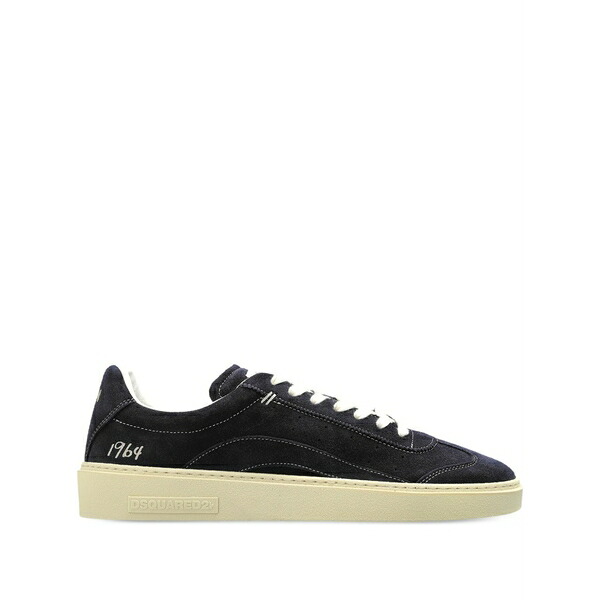 ディースクエアード メンズ スニーカー シューズ Calf leather trainers Blue