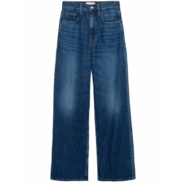 フレーム レディース デニムパンツ ボトムス High-rise straight jeans Blue|asty