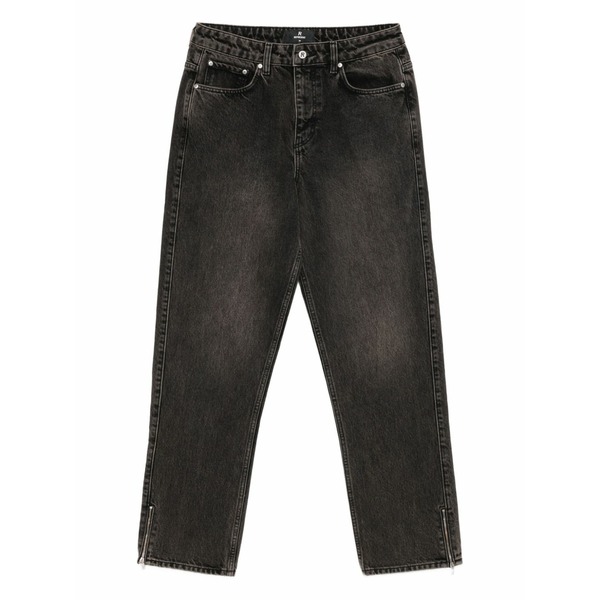 リプレゼント メンズ ジーンズズボン下 ボトムス Zip-detail jeans Black
