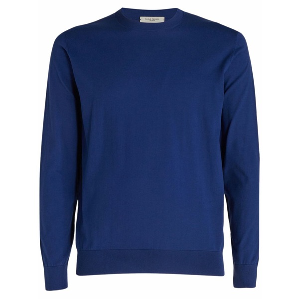 パウロペコラ メンズ 編み物\u0026プルオーバー アウター Crew-neck sweater Blue
