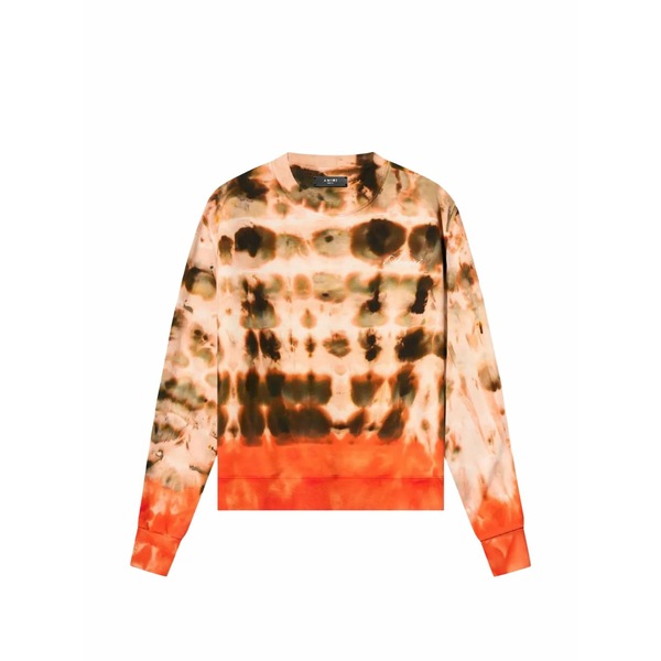 アミリ メンズ パーカー・スウェットシャツ アウター Tie-dye crew-neck sweatshirt Neutrals｜asty