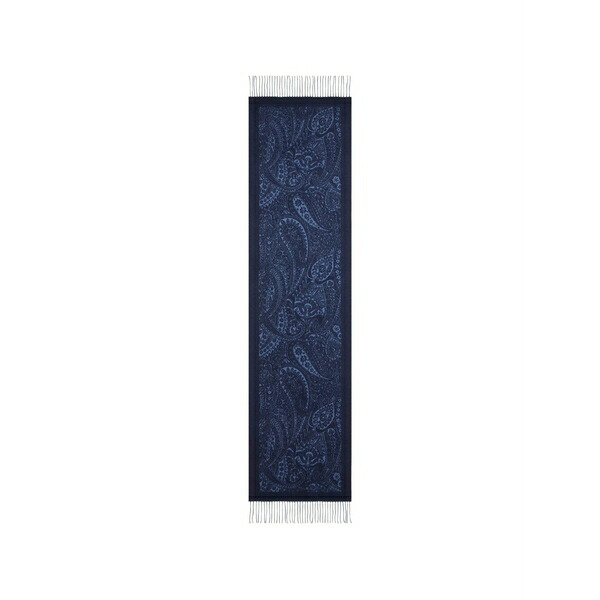 エトロ レディース えり巻き・袈裟・えり巻き 付属物 Paisley jacquard scarf Blue