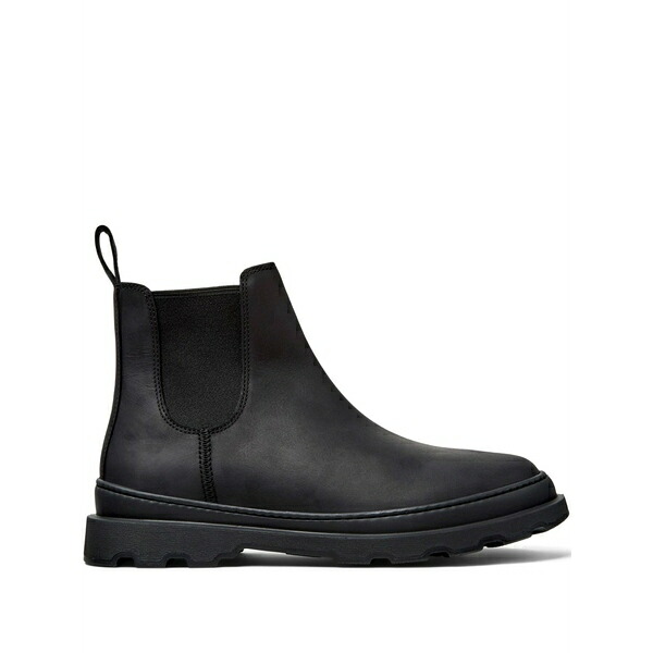 カンペール メンズ ブーツ シューズ Brutus nubuck-leather chelsea boots Black|asty