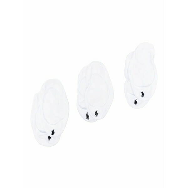 ラルフローレン レディース ソックス アンダーお召しもの Polo pony socks (pack of three) White