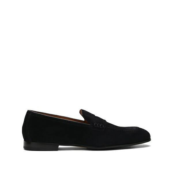 ドンカルズ メンズ スリッポン・ローファー シューズ Leather loafers Black｜asty