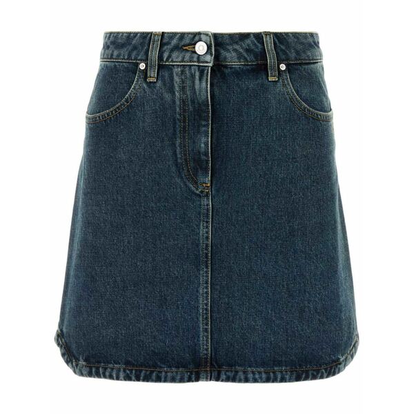 ジバンシー レディース スカート ボトムス High-waisted denim skirt Blue|asty