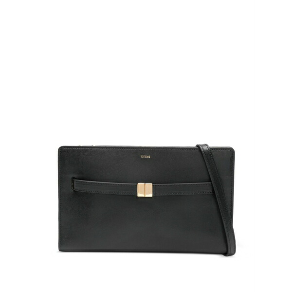 トーテム レディース ショルダーバッグ バッグ Belted cross body bag Black｜asty