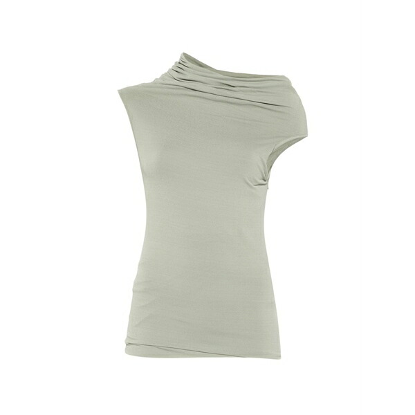 リックオウエンスリリーズ レディース シャツ トップス Lola draped top Green｜asty