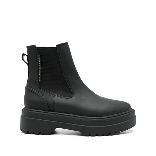 トミー ヒルフィガー レディース ブーツ シューズ Chunky chelsea boots  Black