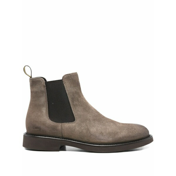 ドンカルズ メンズ ブーツ シューズ Suede chelsea boots Brown