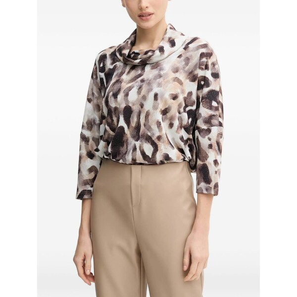 ジョセフリブコフ レディース シャツ トップス Long-sleeve buttoned top Neutrals|asty