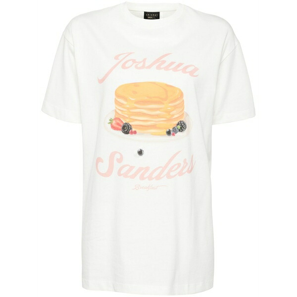 ジョシュア サンダース レディース Tシャツ トップス Graphic-print t-shirt Neutrals|asty