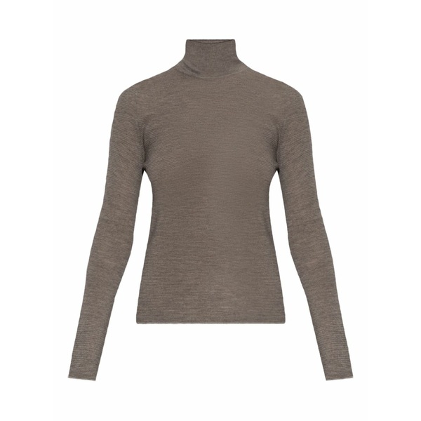 リサ・ヤン レディース 編み物\u0026スウェーター アウター Carolyn turtleneck long-sleeve top Neutrals
