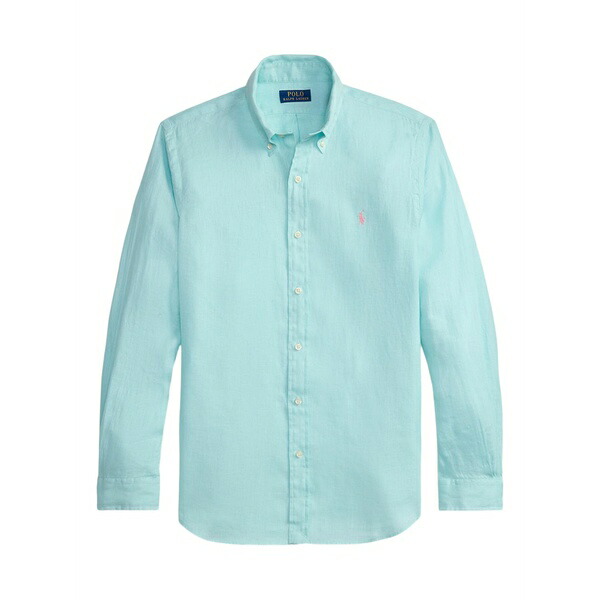 ラルフローレン メンズ シャツ トップス Embroidered long-sleeve shirt Blue