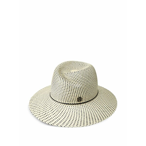 メゾンミッシェル レディース 帽子 アクセサリー Virginie fedora hat Neutrals|asty