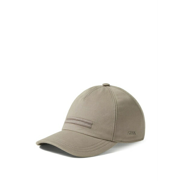 ゼニア メンズ 帽子 アクセサリー Oasi cotton baseball cap Neutrals|asty