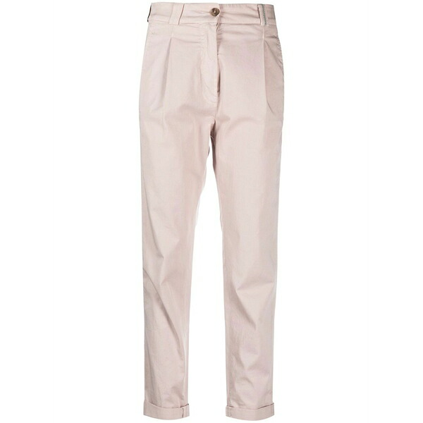 ファビアナ フィリッピ レディース カジュアルパンツ ボトムス Mid-rise slim-cut trousers Pink|asty