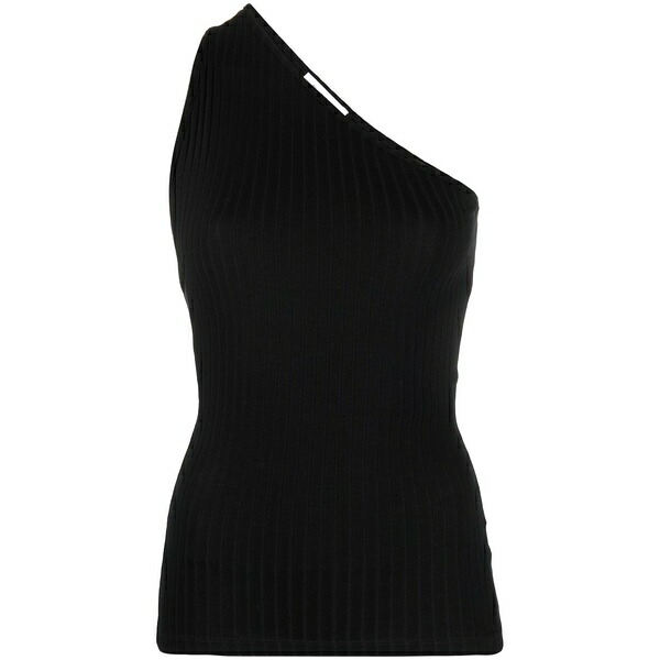 ロジャー レディース シャツ トップス One-shoulder top Black｜asty