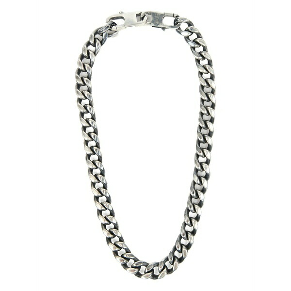 マルタンマルジェラ メンズ 首飾り・チョー鉄道車両 付属物 Curb chain necklace Silver