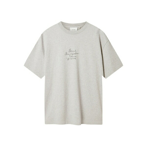 アクセルアリガト メンズ プルオーバー トップス  new york city t-shirt Grey