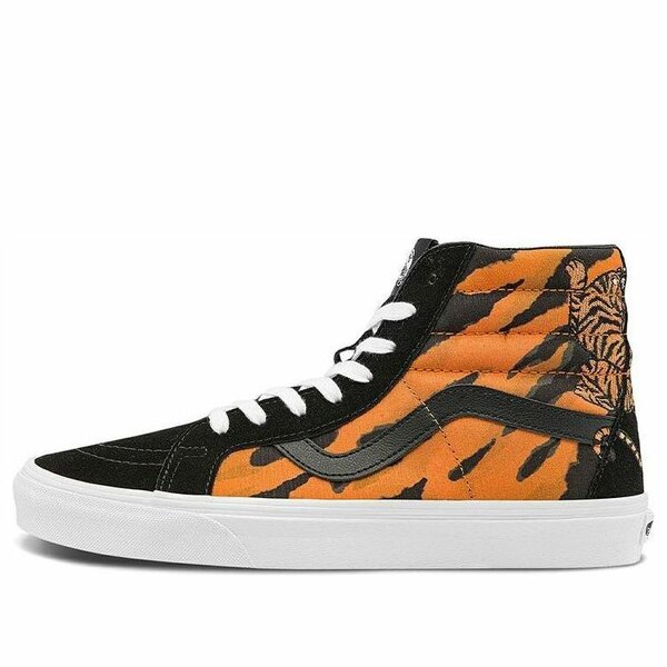 Vans バンズ メンズ スニーカー 【Vans Unisex SK8-Hi Reissue High-Top Sneakers Black/Orange VN0A2XSBORA】 サイズ US_M_4.5｜asty