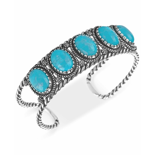 最大73%オフ! アメリカンウェスト レディース ブレスレット バングル アンクレット アクセサリー Turquoise Cuff Bracelet 25-3 ③シルバーアクセサリー ブレスレット STERLING