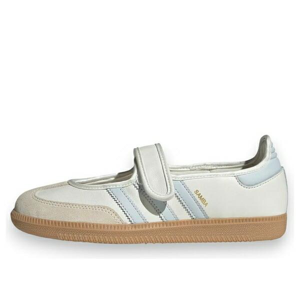 adidas アディダス レディース スニーカー  【(WMNS)adidas Samba Jane \u0027Cloud White Halo Blue Gum\u0027 JR7339】  大きさ US_8(25.0糎)