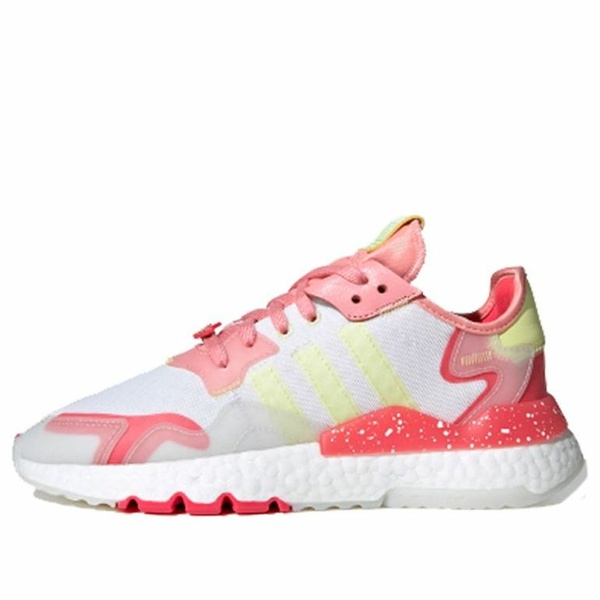adidas アディダス レディース スニーカー  【(WMNS) adidas originals Nite Jogger \u0027Pink White Yellow\u0027 FX3815】  大きさ US_5(22.0糎)