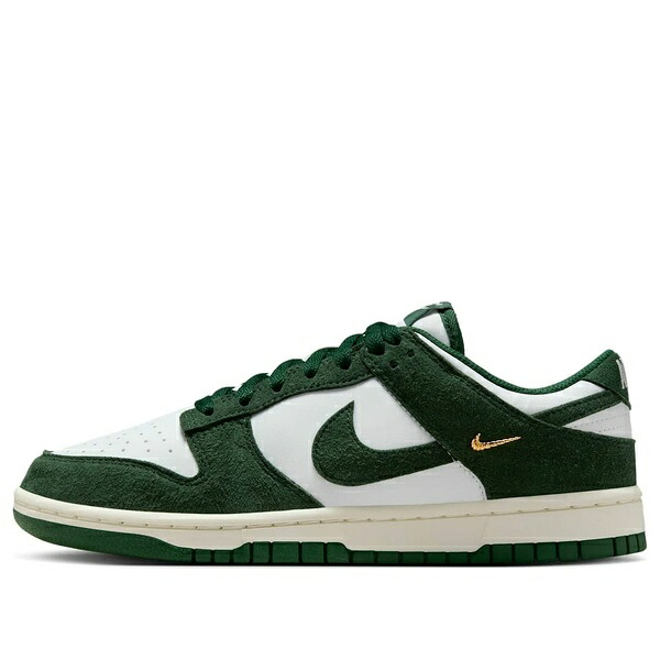 Nike ナイキ レディース スニーカー 【(WMNS) Nike Dunk Low 'Gorge Green Gold Mini Swoosh' IB4417-100】 サイズ US_9(26.0cm)｜asty