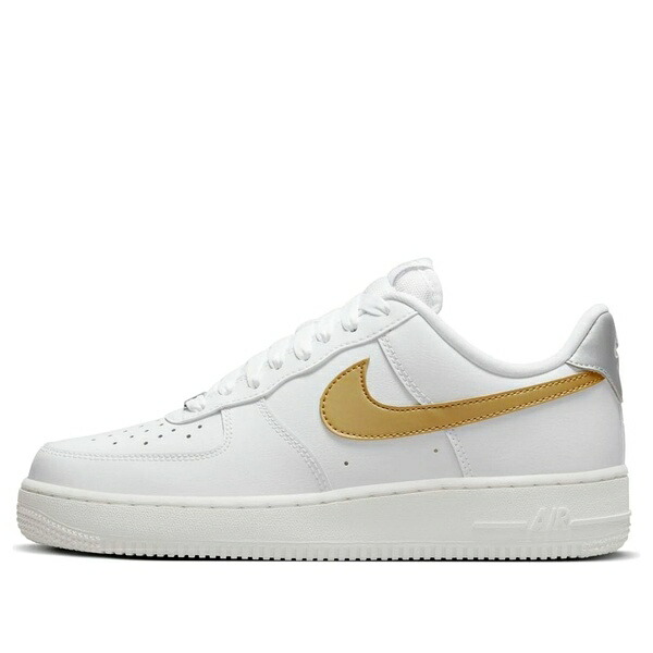 Nike ナイキ レディース スニーカー  【(WMNS) Nike Air Force 1 \u002707 \u0027White Metallic Gold\u0027 DD8959-106】  大きさ US_5.5(22.5糎)