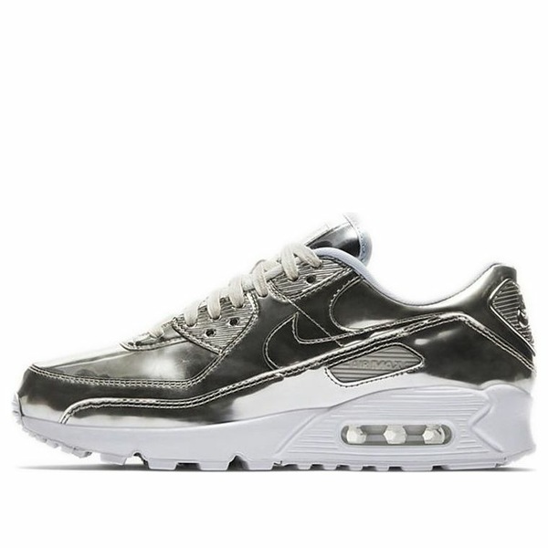 Nike ナイキ レディース スニーカー  【(WMNS) Nike Air Max 90 Metallic Pack - Chrome CQ6639-001】  サイズ US_W_15.5