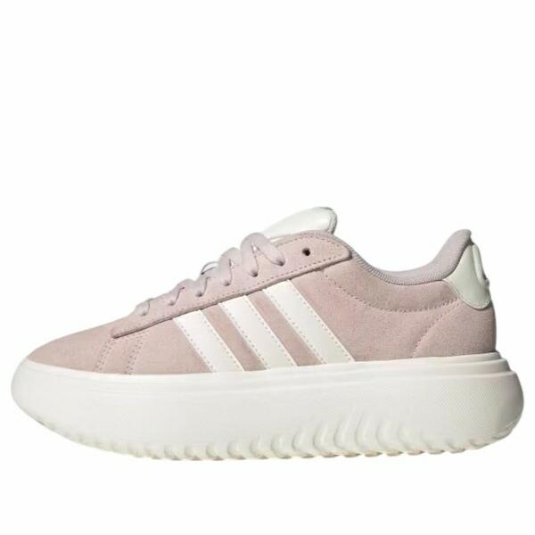 adidas アディダス レディース スニーカー  【(WMNS) adidas Grand Court Platform Putty Mauve White JR0701】  サイズ US_7(24.0cm)