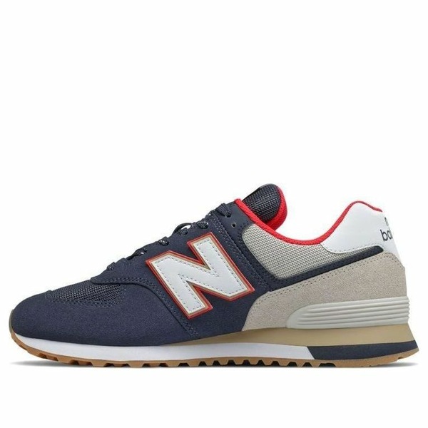New Balance ニュー平衡にする メンズ スニーカー  【New Balance 574 \u0027Navy Energy Red\u0027 ML574SKB】  大きさ US_12(30.0糎)