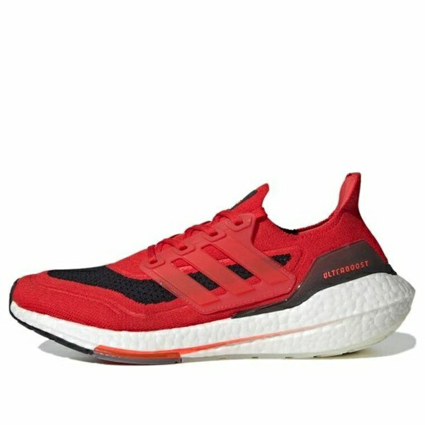 adidas アディダス メンズ スニーカー  【adidas Ultraboost 21 \u0027Vivid Red Solar Black\u0027 FY0387】  大きさ US_10(28.0糎)