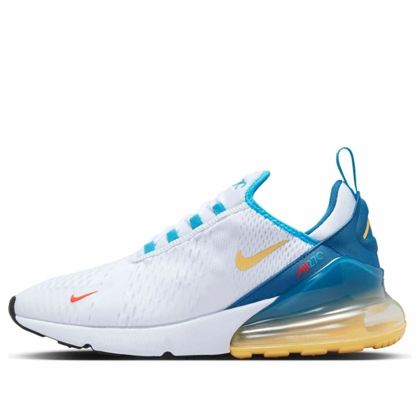 Nike ナイキ メンズ スニーカー 【Nike Air Max 270 'White Industrial Blue Citron' FJ4000-100】 サイズ US_11.5(29.5cm)｜asty