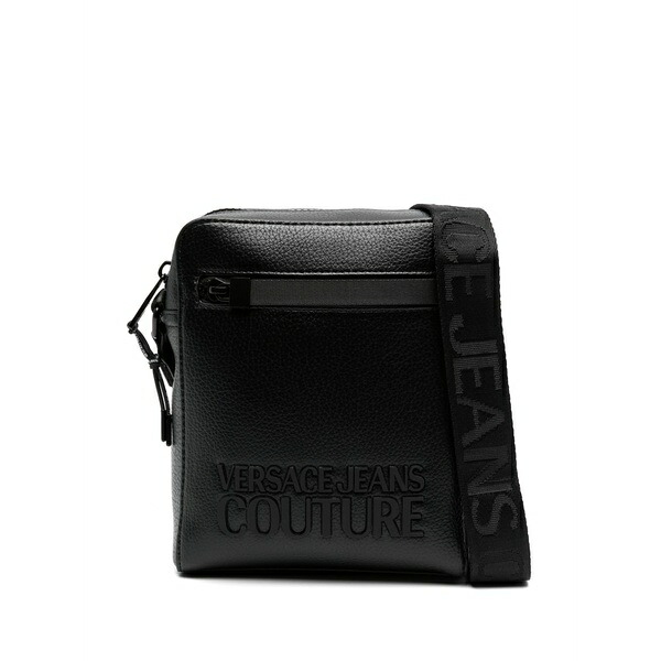呼びりん探し回る レディース ショルダーバッグ 御徒面子 Logo-lettering crossbody bag Black