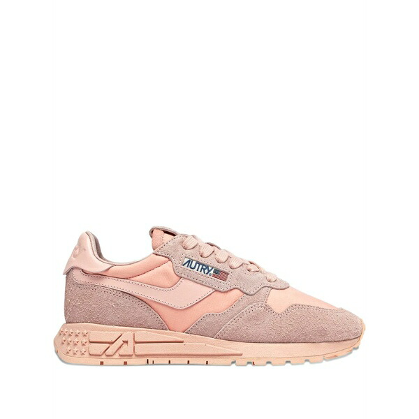 オートリー レディース スニーカー シューズ Logo suede sneakers Pink｜asty