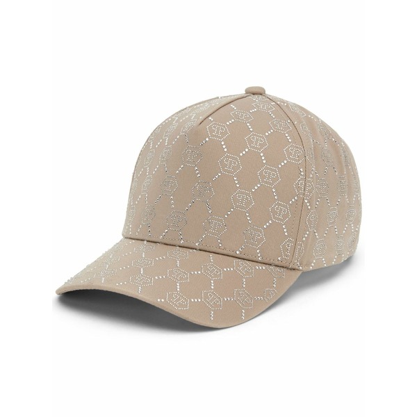 フィリップ飾り気の無い メンズ かぶり笠 添え物 Crystal-embellished baseball cap Neutrals