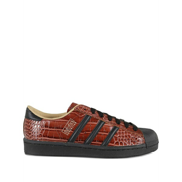 アディダス レディース スニーカー シューズ Superstar embossed sneakers Brown|asty