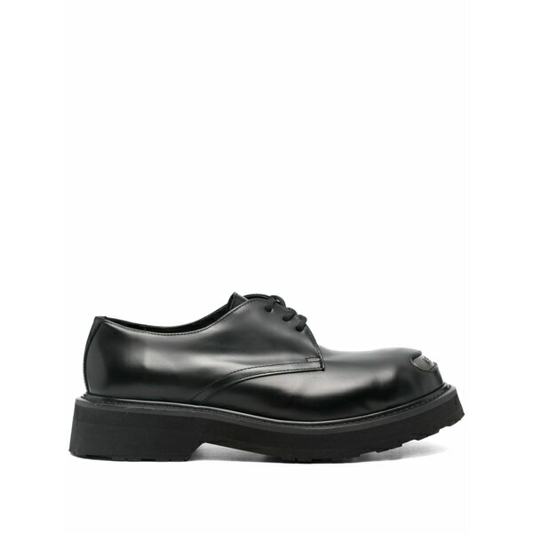 ケンゾー メンズ 御召しものシューズ シューズ Leather lace-up shoes Black